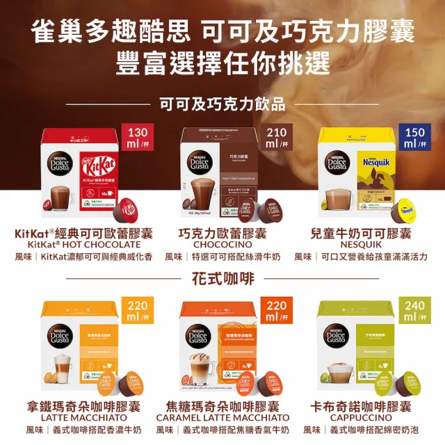 【NESCAFE Dolce Gusto】星巴克+多趣酷思咖啡膠囊任選4盒送購物袋+馬克杯(醇郁/家常/紐約) 送禮 中秋 禮盒