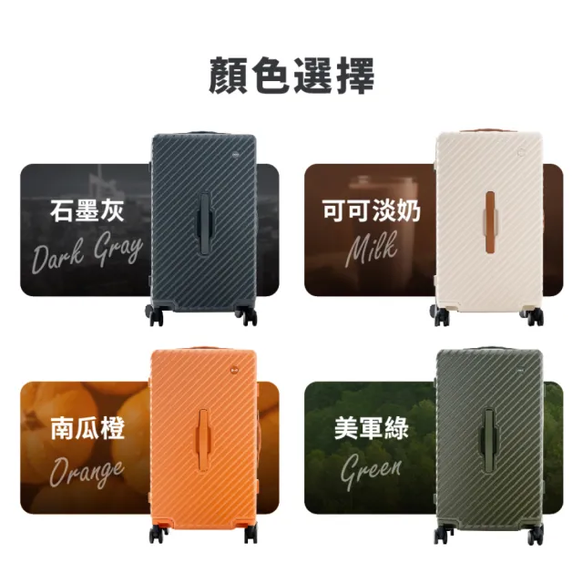 【DoriSuitcase】極o能裝 MOVE+29吋鋁框行李箱/胖胖箱 極o能裝 朵莉絲Doris(多色任選)