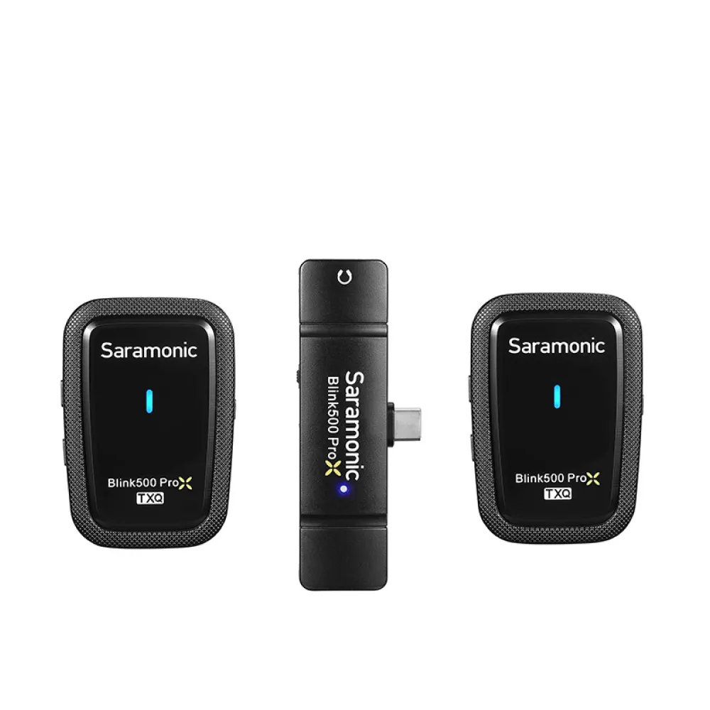 【Saramonic 楓笛】Blink500 ProX Q6 一對二 2.4GHz無線麥克風系統(勝興公司貨)