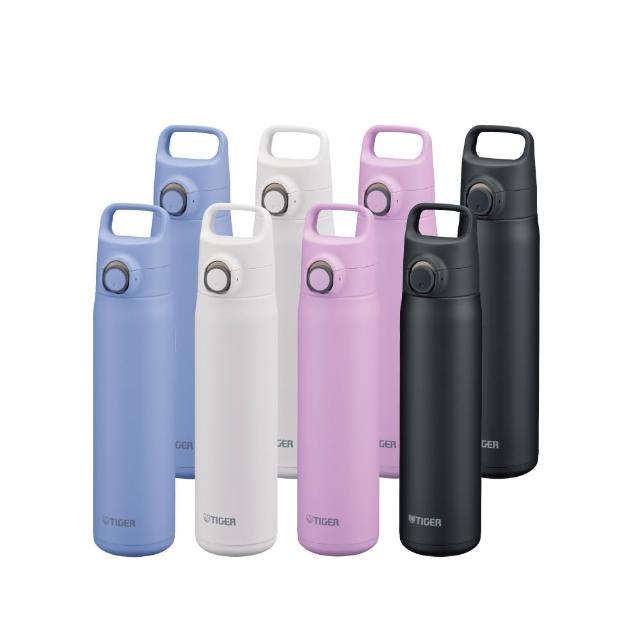 【TIGER 虎牌】momo獨家 買1送1 彈蓋雙層不鏽鋼保溫瓶 800ml(MTA-J080輕量手提保溫杯)