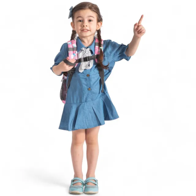 【HUGGER】幼童背包 多色可選(幼兒園輕量童趣小孩兒防潑水減壓肩帶包包可裝三色碗與B5書本)