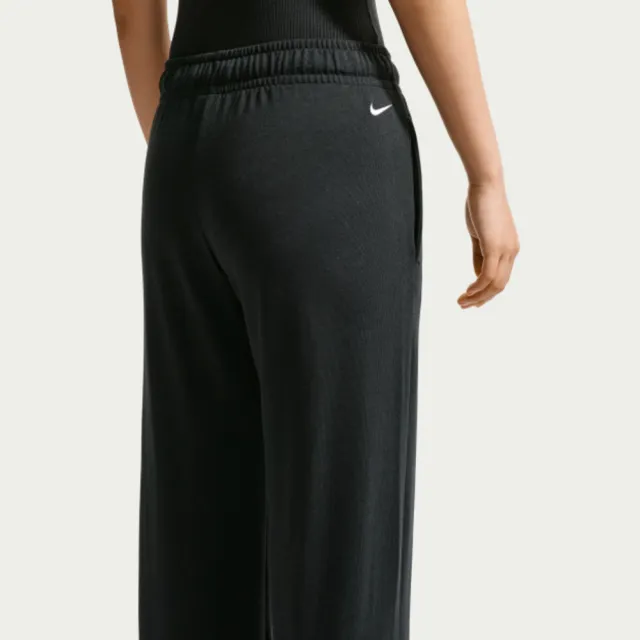 【NIKE 耐吉】AS W NSW MR PANT WIDE 黑色 女款 運動長褲 女款 寬鬆 IW1386-010