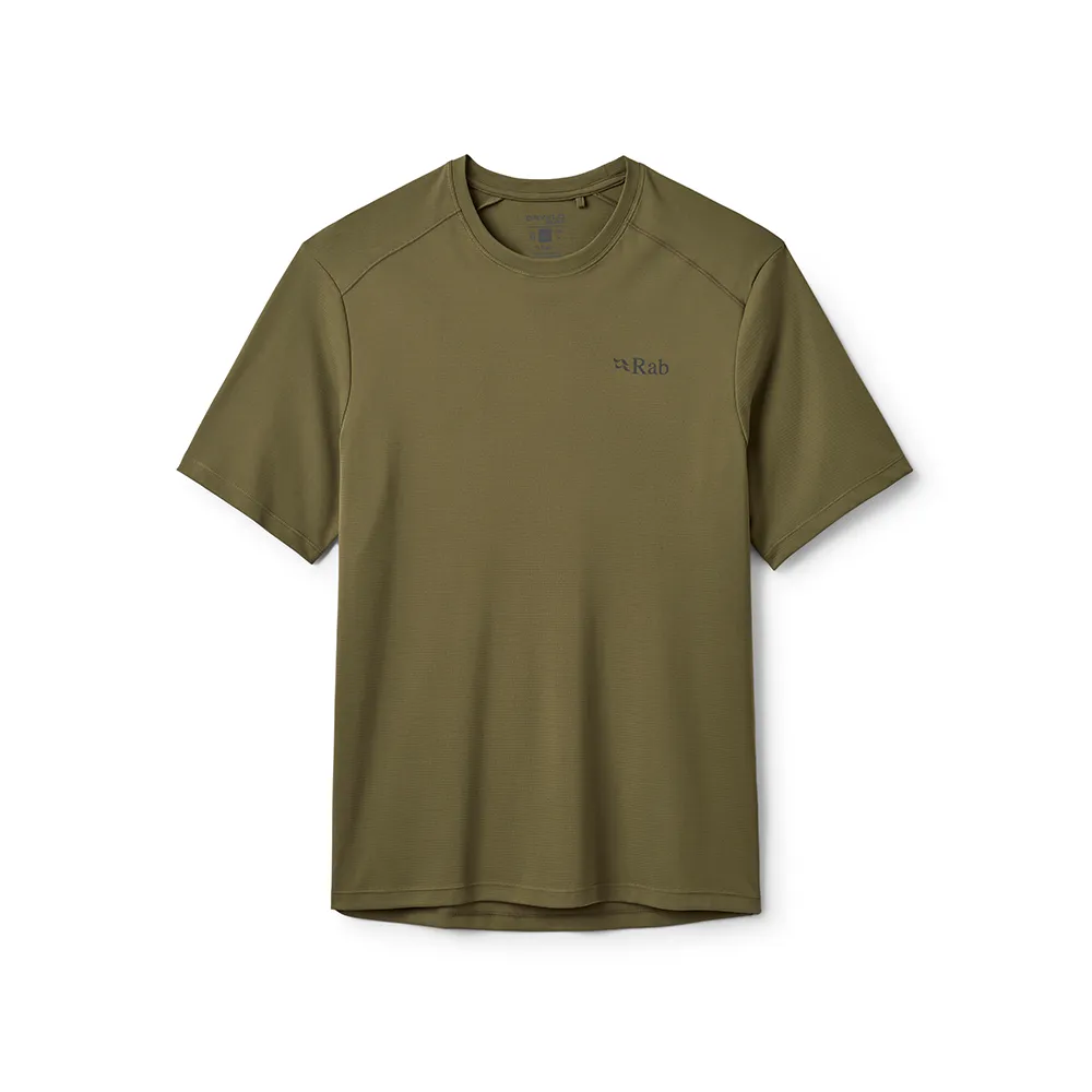 【RAB】Force Tee 短袖防曬抗臭排汗衣 男款 橄欖綠 #QCC24