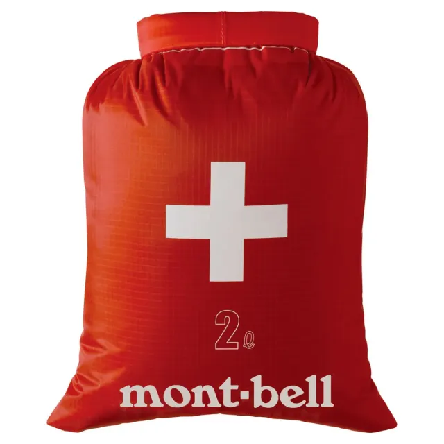 【mont bell】AQUAPEL FIRST AID BAG 2L防水外袋 急救收納袋 火紅 1123844HRD