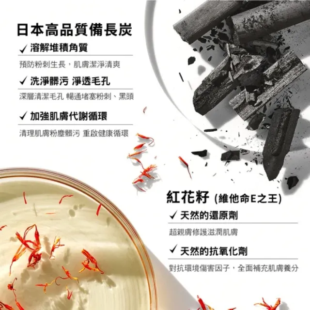 【CLINIQUE 倩碧】黑活炭毛孔深層淨化組(黑活炭深層淨毛孔卸妝膏125ml/淨化黑頭/深層卸妝)