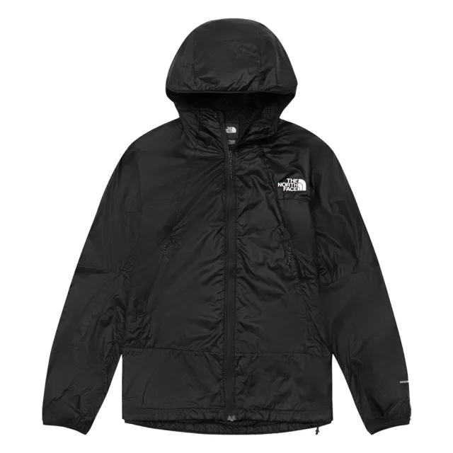 【The North Face】北面女款黑色DWR防潑水可打包連帽外套｜8HRJJK3