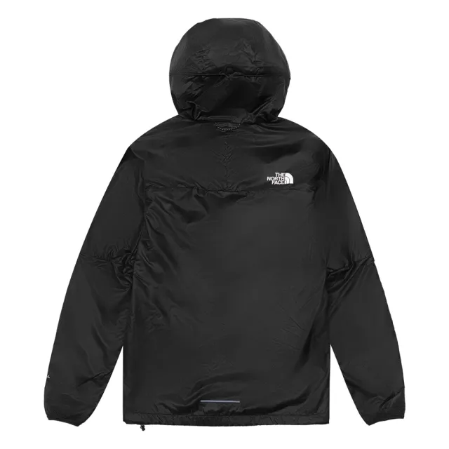 【The North Face】北面女款黑色DWR防潑水可打包連帽外套｜8HRJJK3