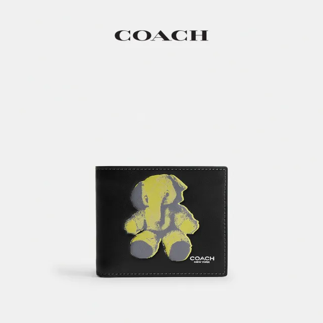 【COACH】蔻馳官方直營 ELLIE圖案三合一錢包-混合黑色(CEE07)