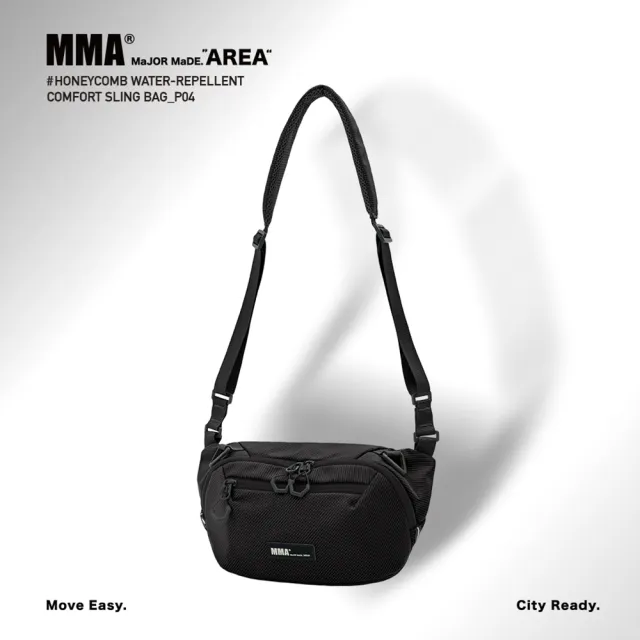 【MAJOR MADE】蜂巢紋輕量減壓斜背包 (側背包/斜背包/防潑水)