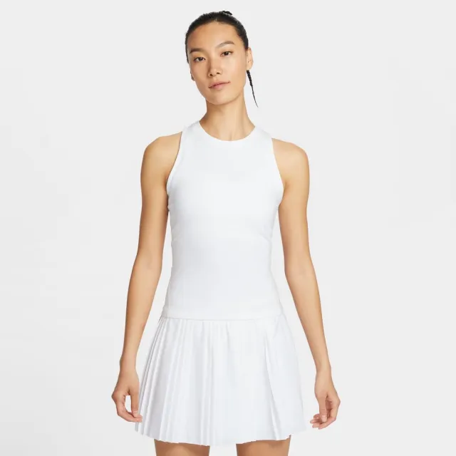 【NIKE 耐吉】背心上衣 網球背心_女_AS W NKCT DF ADVTG TANK_白色 (FZ6658100)