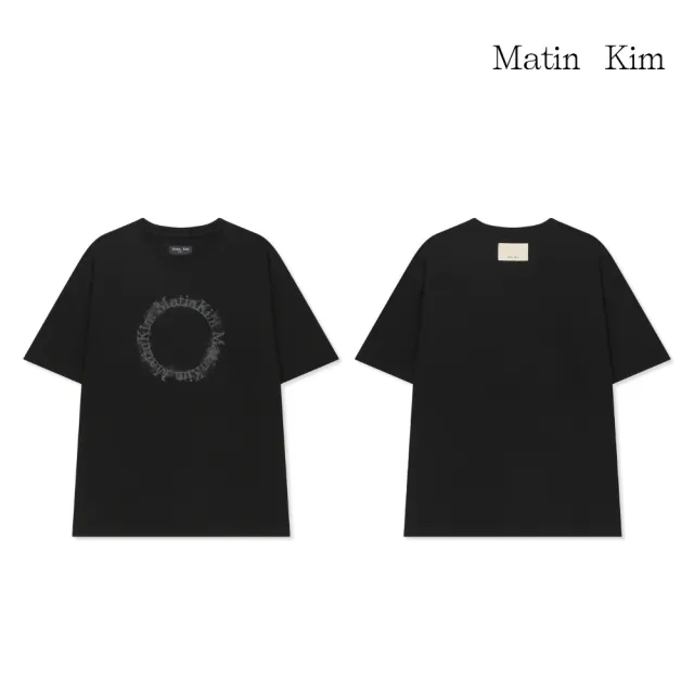 【MATIN KIM】官方旗艦 JENO同款男款圓標LOGO上衣(多款任選)