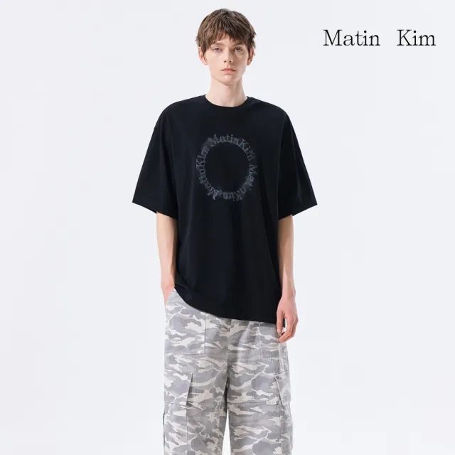 【MATIN KIM】官方旗艦 JENO同款男款圓標LOGO上衣(多款任選)