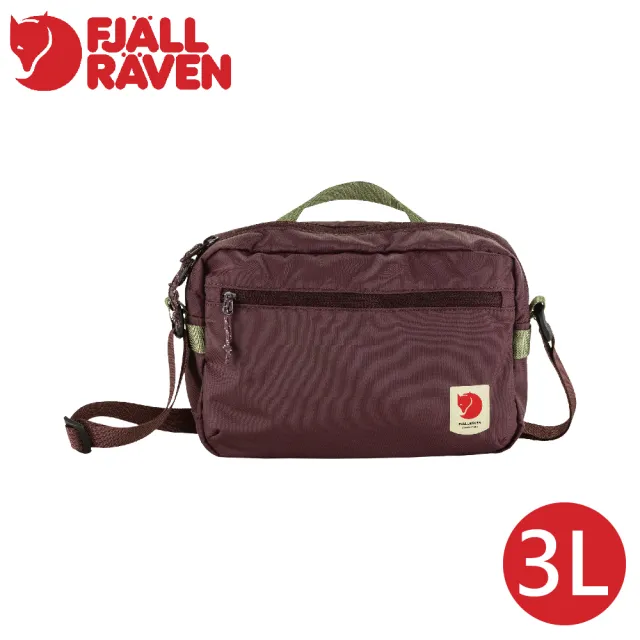 【Fjallraven】雙11 High Coast Crossbody斜背包3L《黑莓》F23227/側背包/隨身包