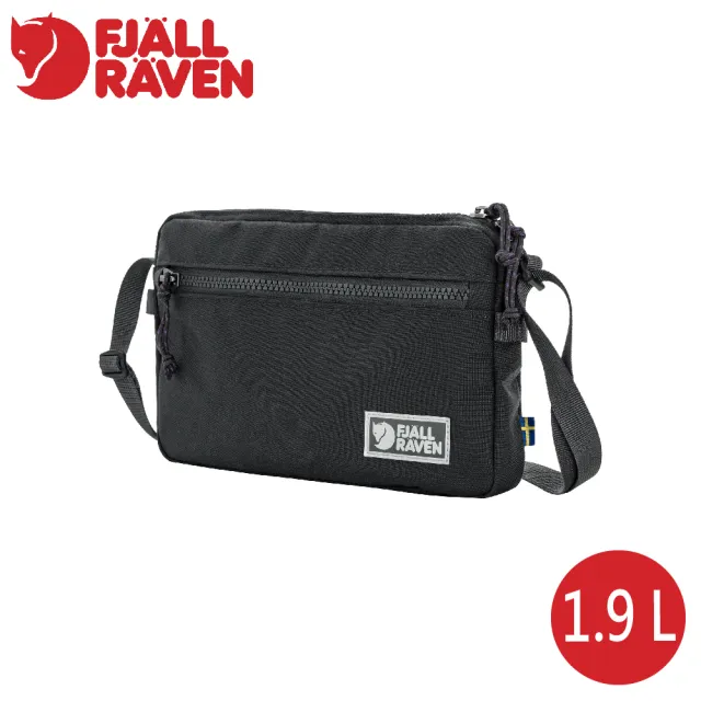 【Fjallraven】雙11 Vardag Pocket Large隨身袋《煤炭黑》F23200339/側背包/隨身包