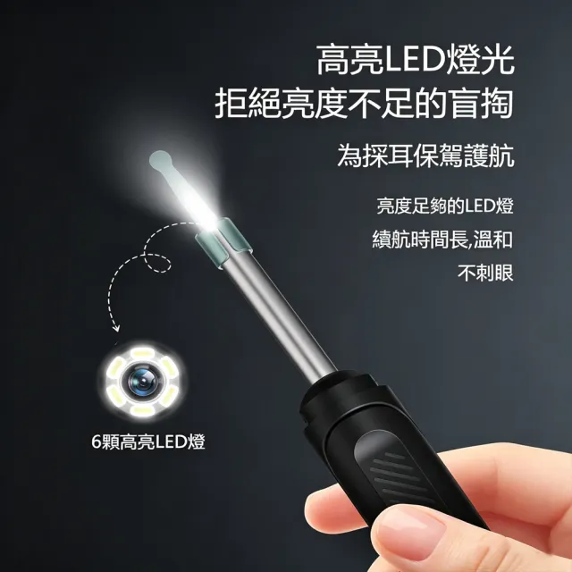 【ELAINE】兒童可視挖耳勺 智能高清可視掏耳棒 發光掏耳朵挖耳勺 可視耳道 軟頭兒童挖耳器 NK3A-JZ