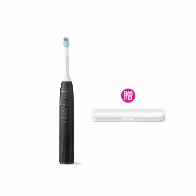 【Philips 飛利浦】momo獨家 HX5070/01 Sonicare舒適清潔音波電動牙刷-黑色(2026新品/壓力感應/官方直營)