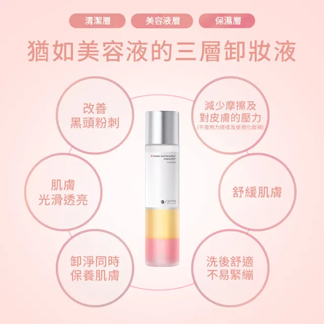 【SHIMBI METHOD 審美之選】亮顏潤透三層卸妝液 150mL