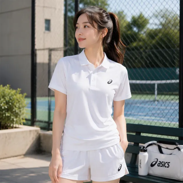 【asics 亞瑟士】短袖POLO衫吸濕快乾-台灣製 排汗 團體服 上衣 休閒(2033C182-001 2033C182-400)
