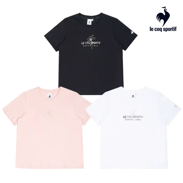 【LE COQ SPORTIF 公雞】短袖T恤 女款 3色 LWY22001