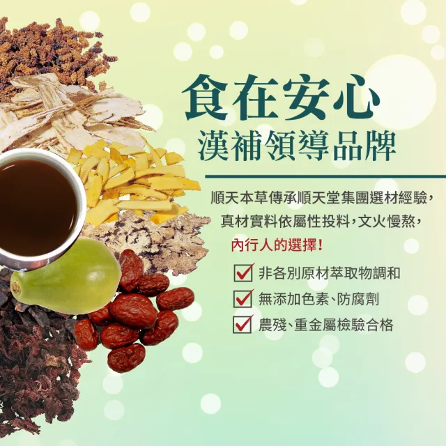 【順天本草】青木瓜四物飲12瓶組-膠原蛋白、蜂王乳、天然青木瓜(6瓶/盒X2)