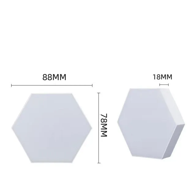 WiFi 六邊形拼接量子燈 蜂巢 RGB 氛圍燈 智慧拾音 LED 燈 電競牆面裝飾可組合創意照明燈具