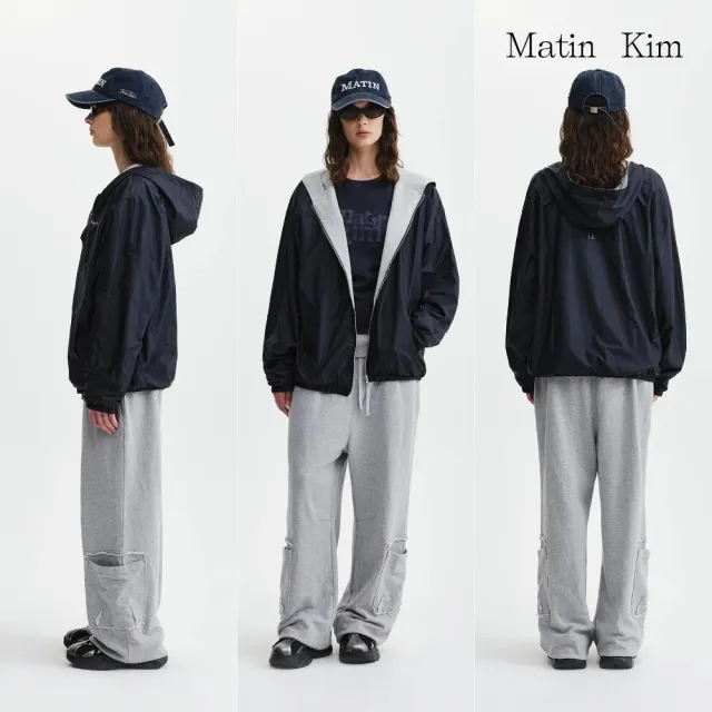 【MATIN KIM】官方旗艦 雙面穿連帽拉鍊外套(多款任選)