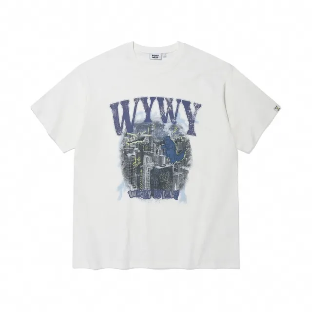 【Wacky WiLLY】KIKY城市突擊短袖T恤 白(UNI短袖上衣 WA2602ST42WH)