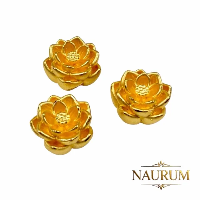 (NAURUM)黃金擺飾步步金蓮0.18錢1入