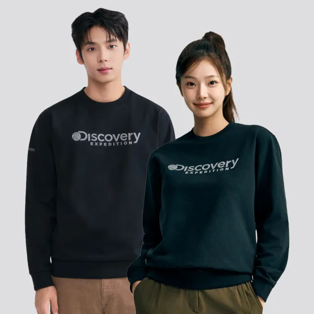 【Discovery Expedition】Logan 長袖大學T (DXMT31054-BKS)