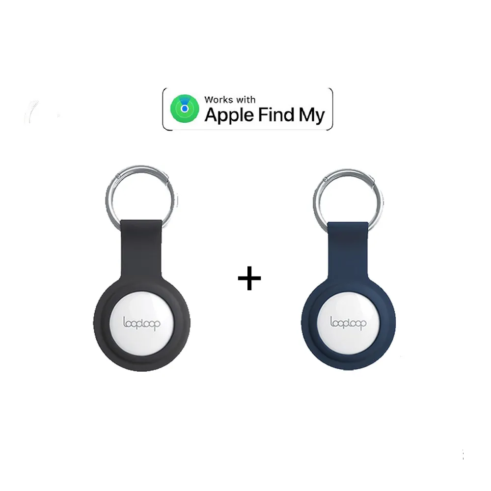 2入組【LOOPLOOP】Tag 物品尋找器 全球定位防丟追蹤器 AT-10(支援 Apple Find my)
