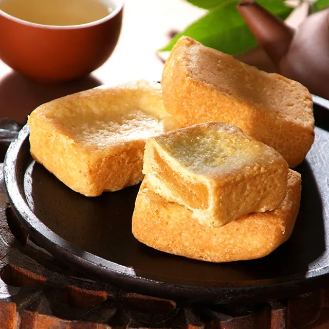 【美雅宜蘭餅】特色茶點-綜合2口味(金棗酥x1、鳳梨酥x2)