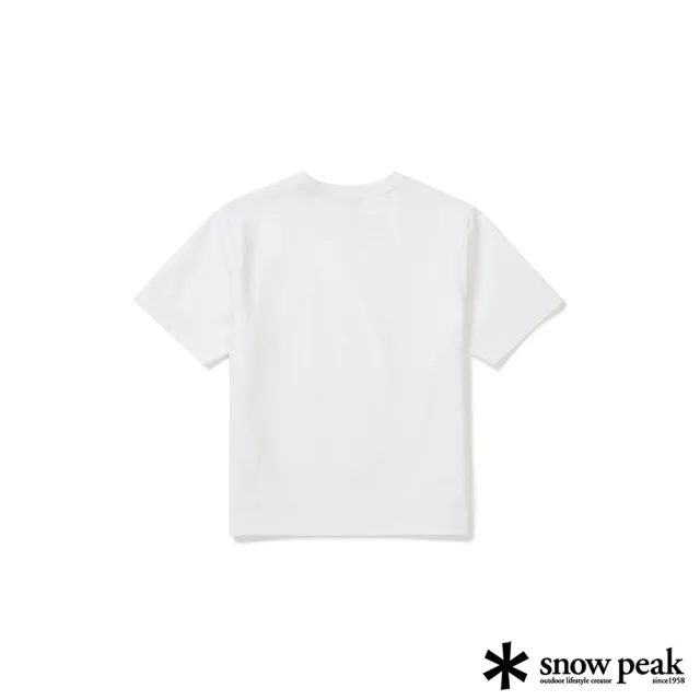 【Snow Peak】女 經典女款針織短袖T恤 白