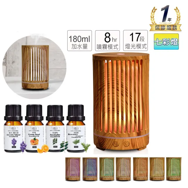 【ANDZEN】安得仁 超音波水氧機AZ-1801(買就送澳洲精油10mlx4瓶/薰香機/加濕器/香氛機/擴香機/負離子)