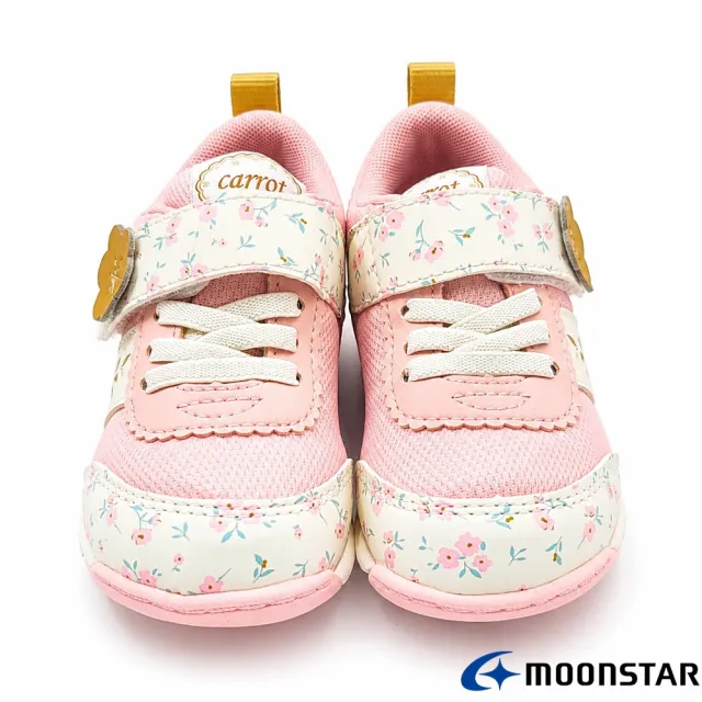 【MOONSTAR 月星】FAVE系列-經典森系小花園中小童鞋款(CRC23974粉)