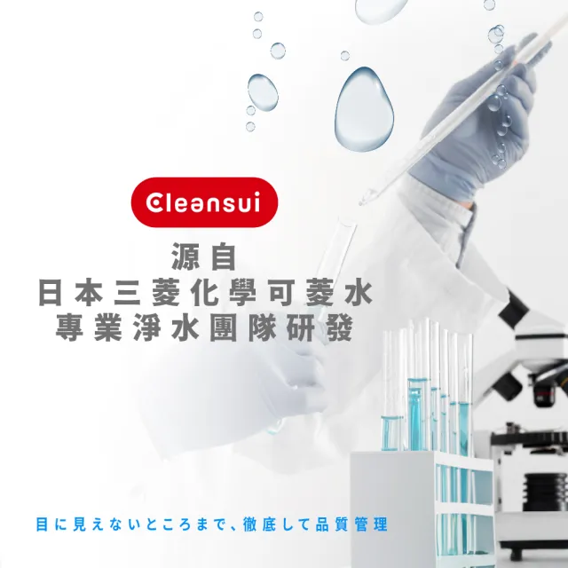 【Cleansui 可菱水】日本製-官方直營1.35L濾水壺CP012+中空絲膜濾心*1(共1壺1芯)