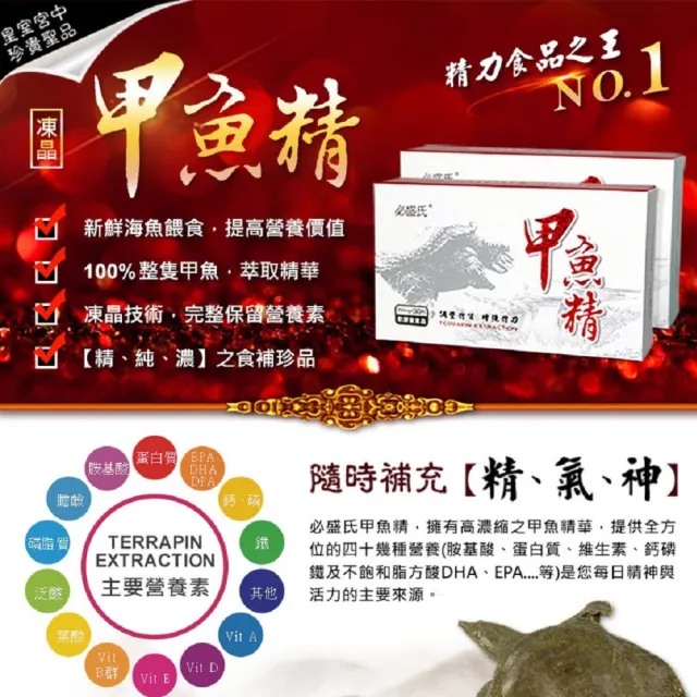 【草本之家】甲魚精軟膠囊3入組(30粒/入)(鱉精)