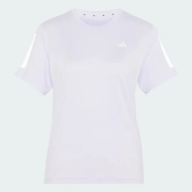 【adidas 愛迪達】Tr-es Tee 3s W 女 T恤 運動上衣 休閒短袖 淺紫 亞版 吸濕排汗(KX8294)