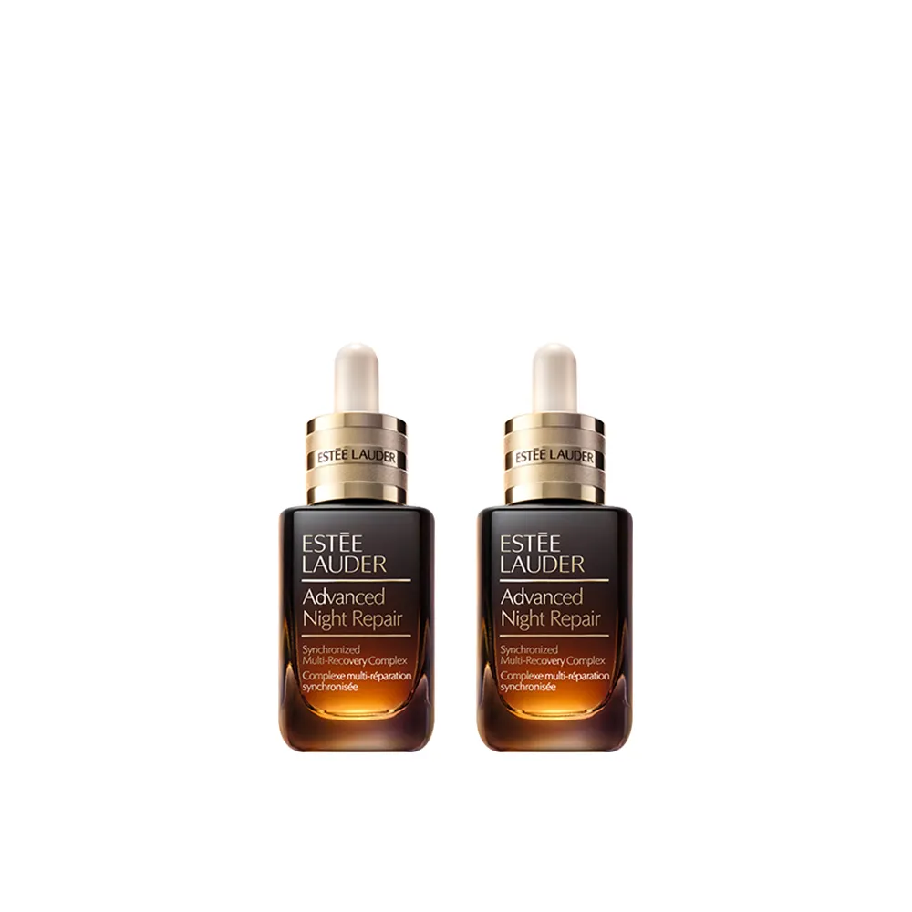 【Estee Lauder 雅詩蘭黛】小棕新客分享雙入組(特潤超導全方位修護露30mlx2/No.1小棕瓶/精華液/IU摯愛)