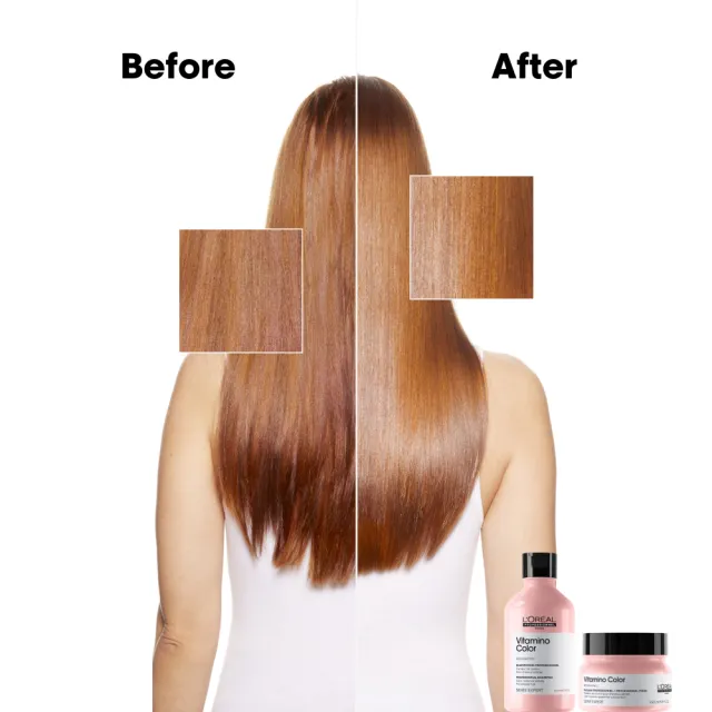 【L’OREAL 巴黎萊雅PRO】絲漾博飽和護色洗潤組 (洗髮精300ml+髮膜250ml)