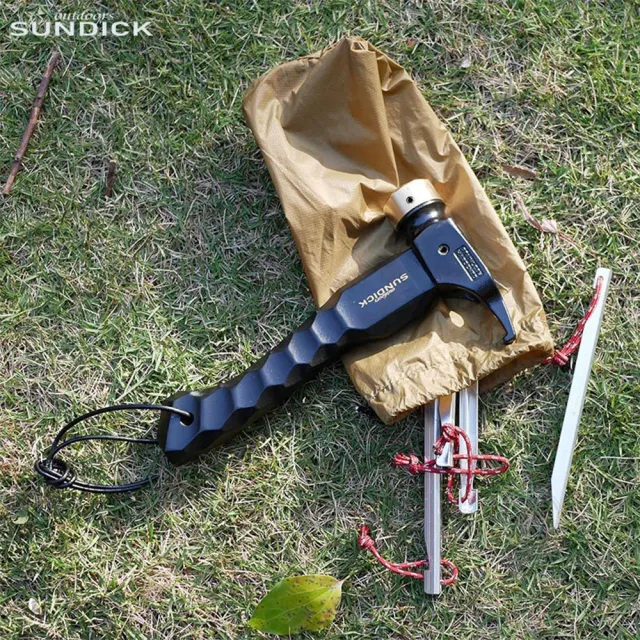 【Chill Outdoor】Sun Dick 黑化短柄野營錘 耐蝕抗鏽