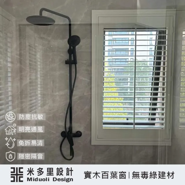 【MIDUOLI 米多里】(工廠專業製作/連工帶料高品質裝修)衛浴專用-塑鋼-防水/防潮-對開式/單扇-30才