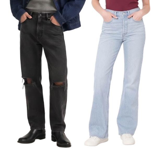 【LEVIS】男女生牛仔褲 直筒褲 獨家限定優惠 男生褲子 寬褲 女生褲子 窄管褲 多款任選 熱賣單品