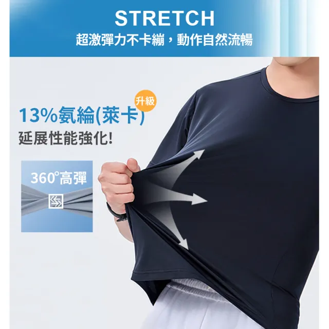 【JU SHOP】88節超值三件組!極薄原紗彈力涼感衣 短袖上衣(萊卡 運動衣 上衣 短袖 涼感t恤 吸濕排汗 圓領T)