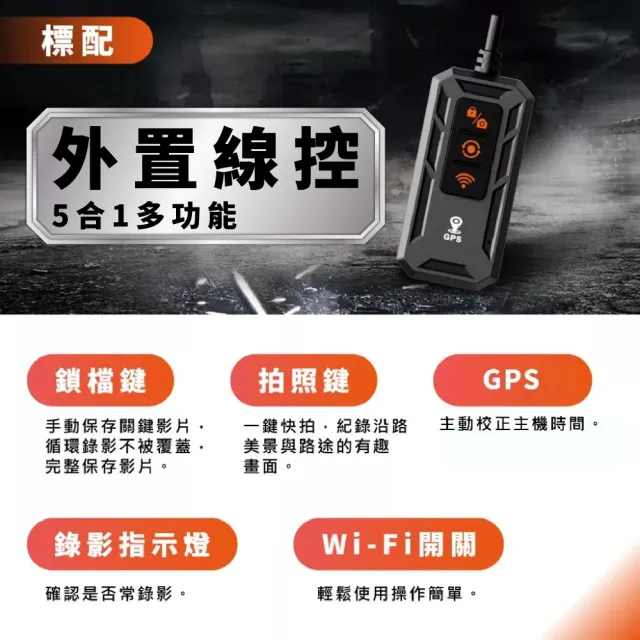 【CARSLAVE】D9R機車行車記錄器-SONY鏡頭-WiFi-GPS-行車紀錄器-前後1080P(WiFi GPS 行車紀錄器 前後1080P)
