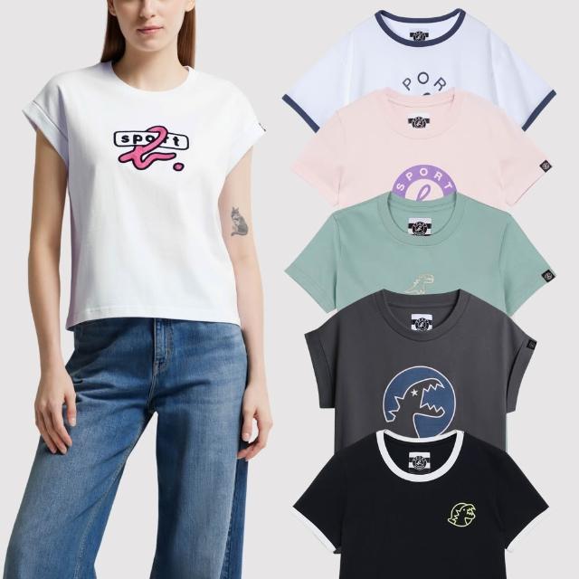 【agnes b.】Sport b. 女裝 恐龍logoT恤 多款任選
