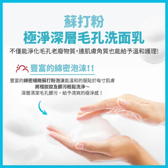 【ETUDE】蘇打粉 極淨深層毛孔洗面乳160ml (2入組)