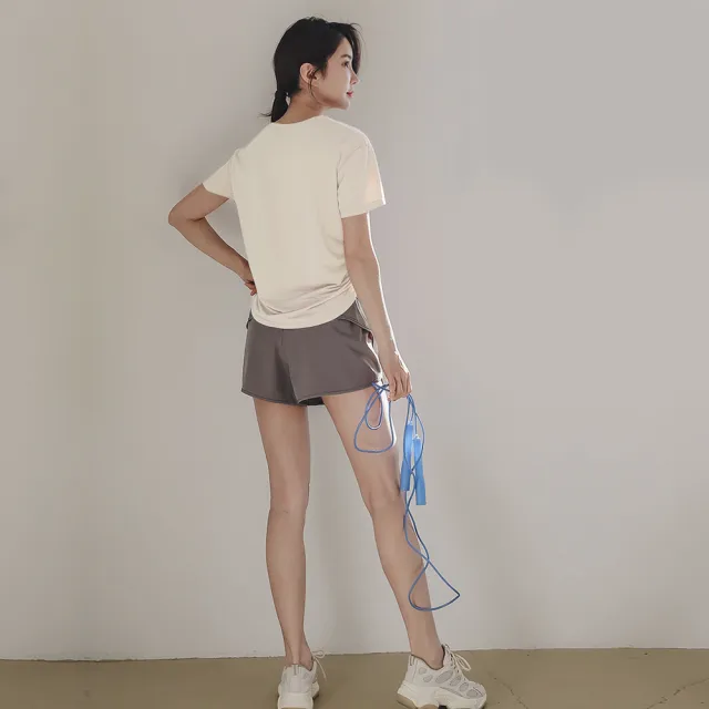 【BODYAIR】任2入 小弧擺美背拼網紗透氣上衣(瑜珈.慢跑.運動.健身.透氣.舞蹈.運動服)
