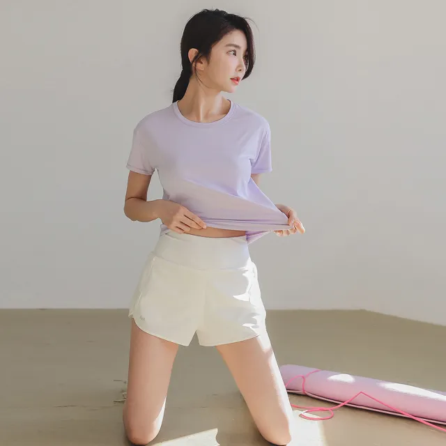 【BODYAIR】任2入 小弧擺美背拼網紗透氣上衣(瑜珈.慢跑.運動.健身.透氣.舞蹈.運動服)