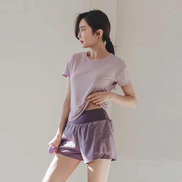 【BODYAIR】任2入 小弧擺美背拼網紗透氣上衣(瑜珈.慢跑.運動.健身.透氣.舞蹈.運動服)