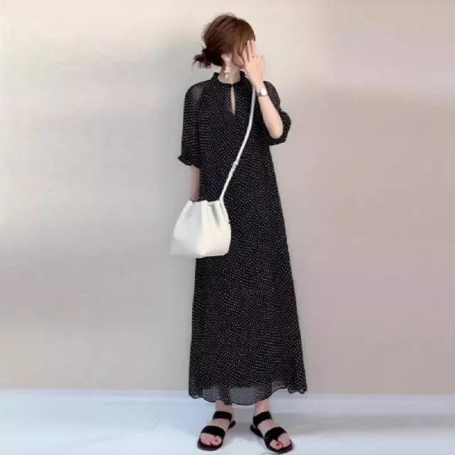 【ASister 小姊姊】AS2680#女裝｜上衣☆法式圓領後拉鏈撞色上衣(黑色 S-L)